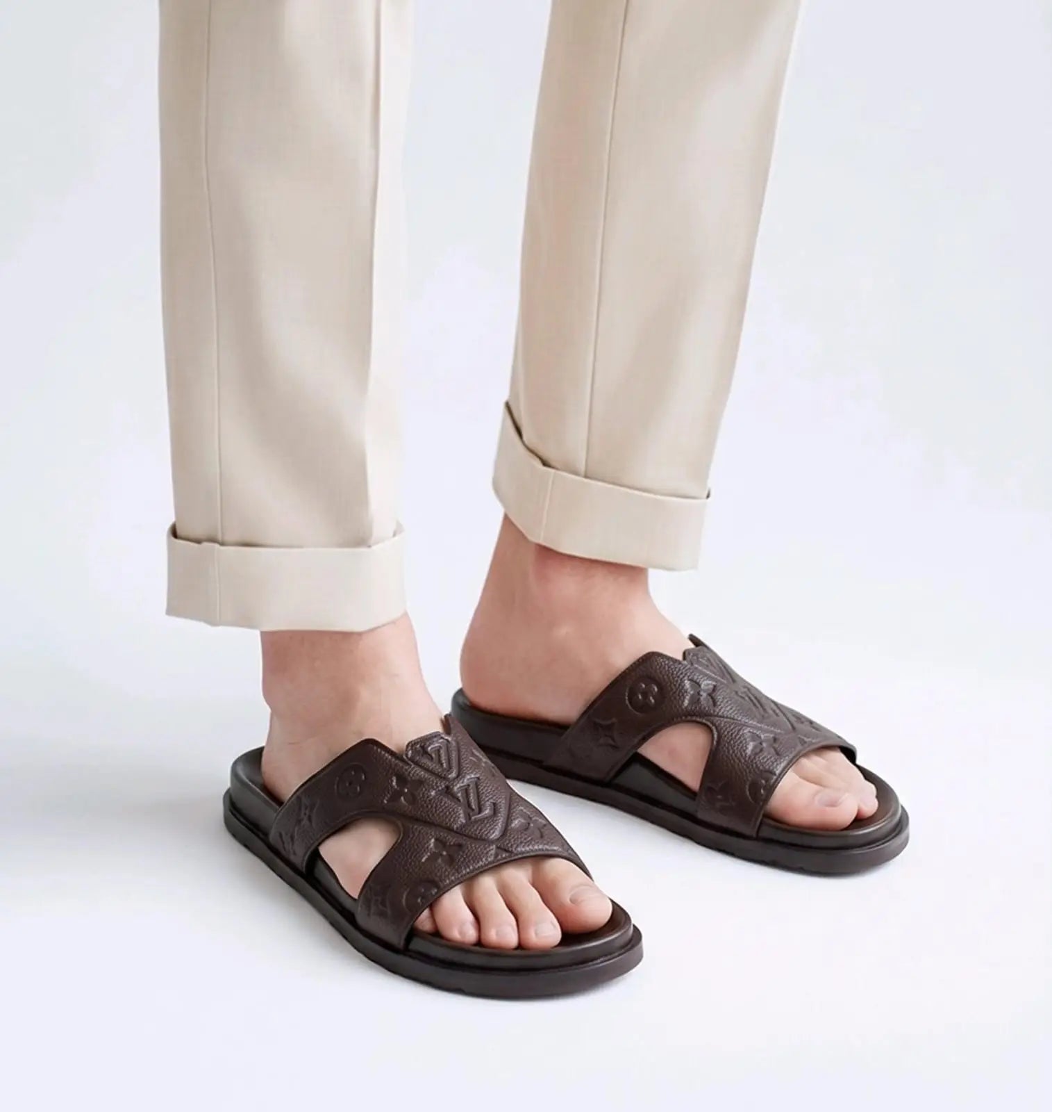 Louis_Vuitton Oasis Waterfront Mule Brown