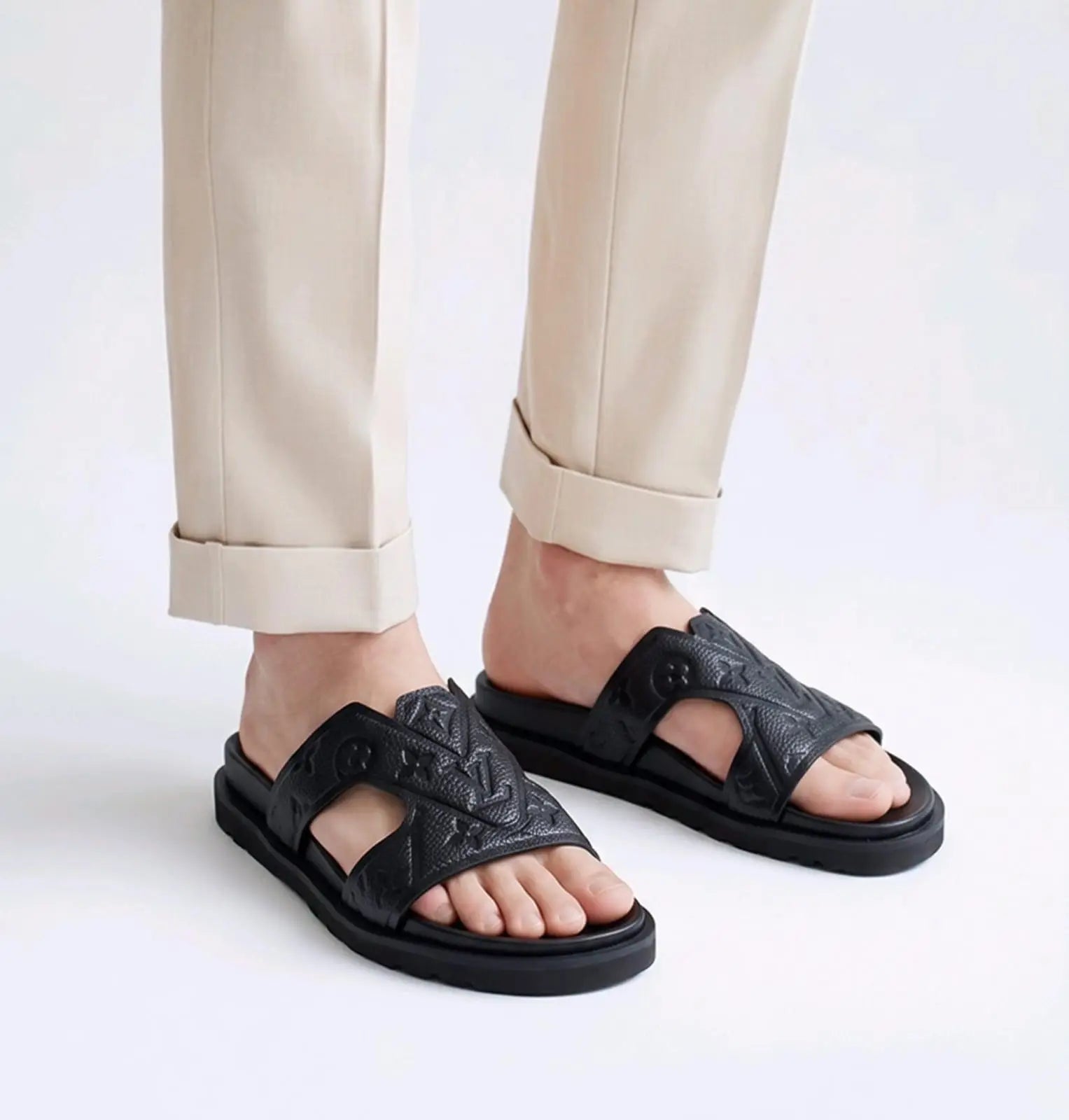 Louis_Vuitton Oasis Waterfront Mule All Black
