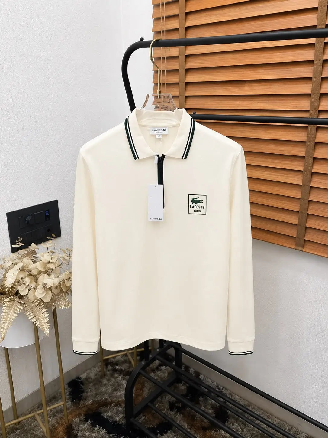 Lacost_e Very Premium Classic Full Sleeve Polo T-shirt (DN 501)