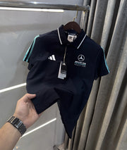 Adida s Navy Blue Premium Polo T-shirt