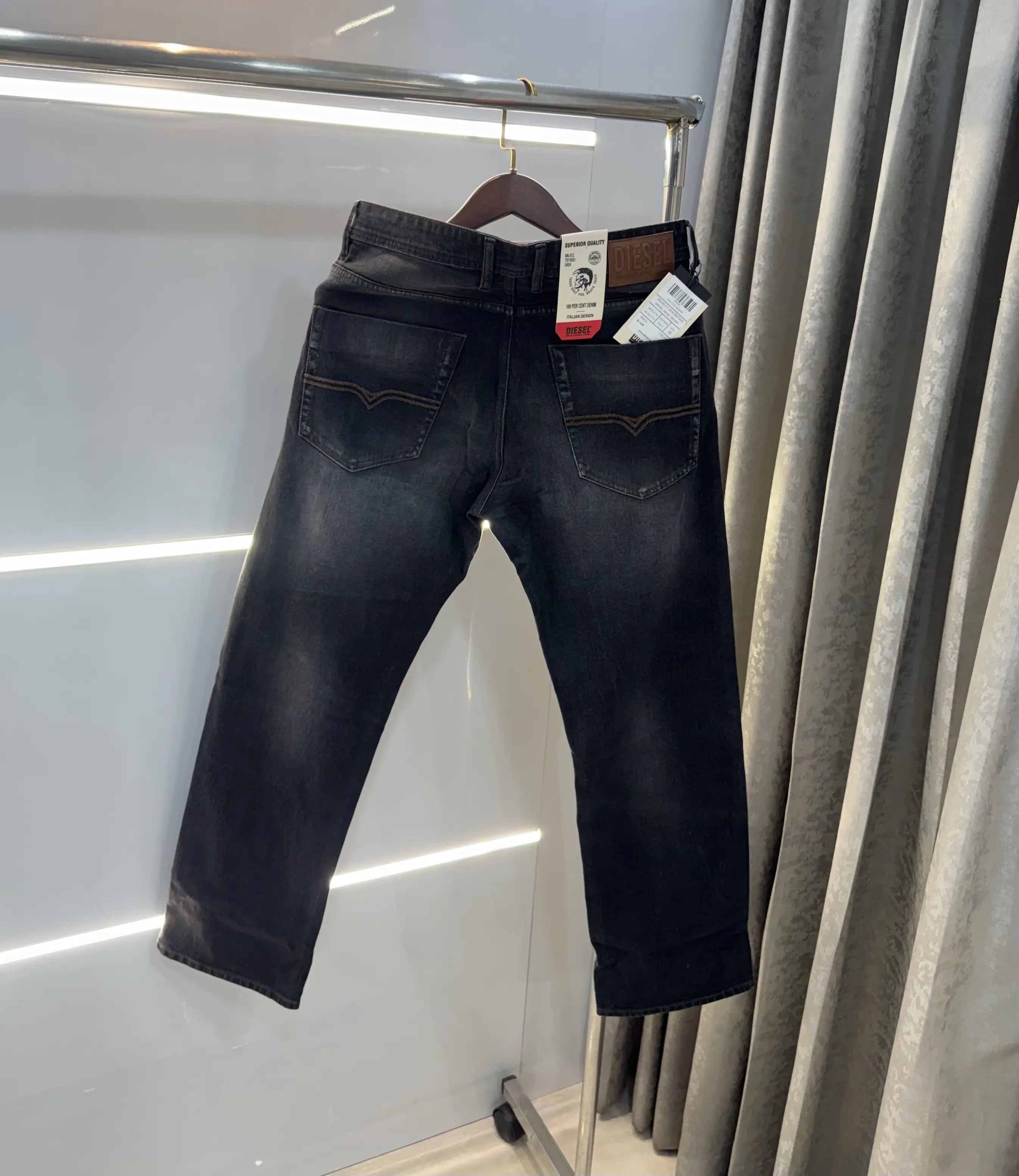 Diesel Carbon Black Imported Premium Denim