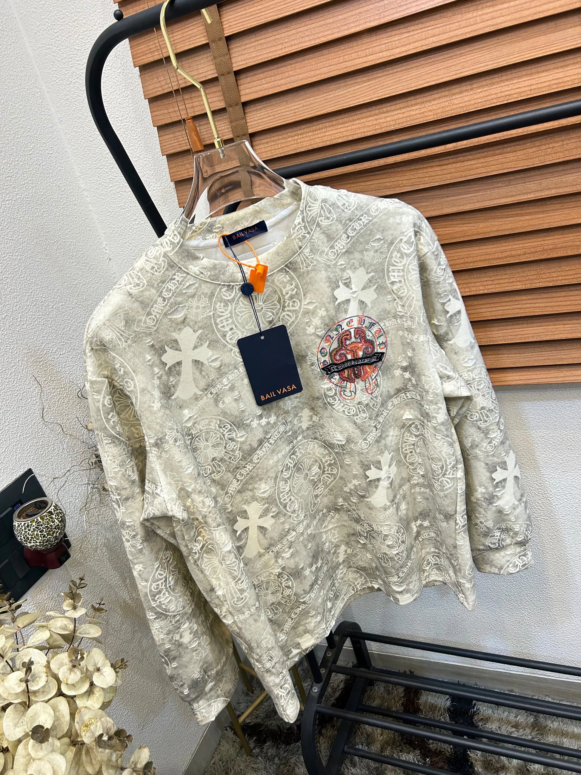 Chrome Heart Imported Exclusive Premium Printed Sweatshirt (DN 106)