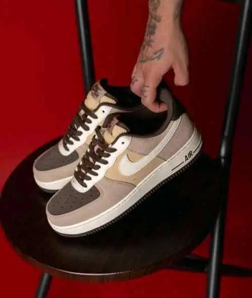 Nikkee AirForce 1 Hemp COCONUT MILK SUEDE QUALITY