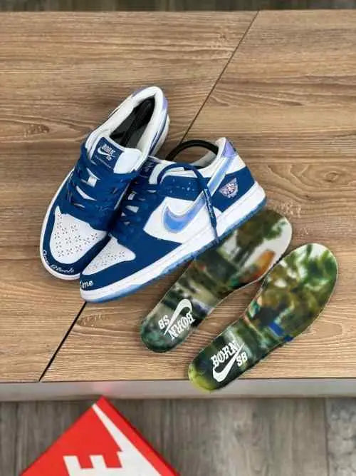 Nikee SB Dunk Low Born X Raised One Block At Time