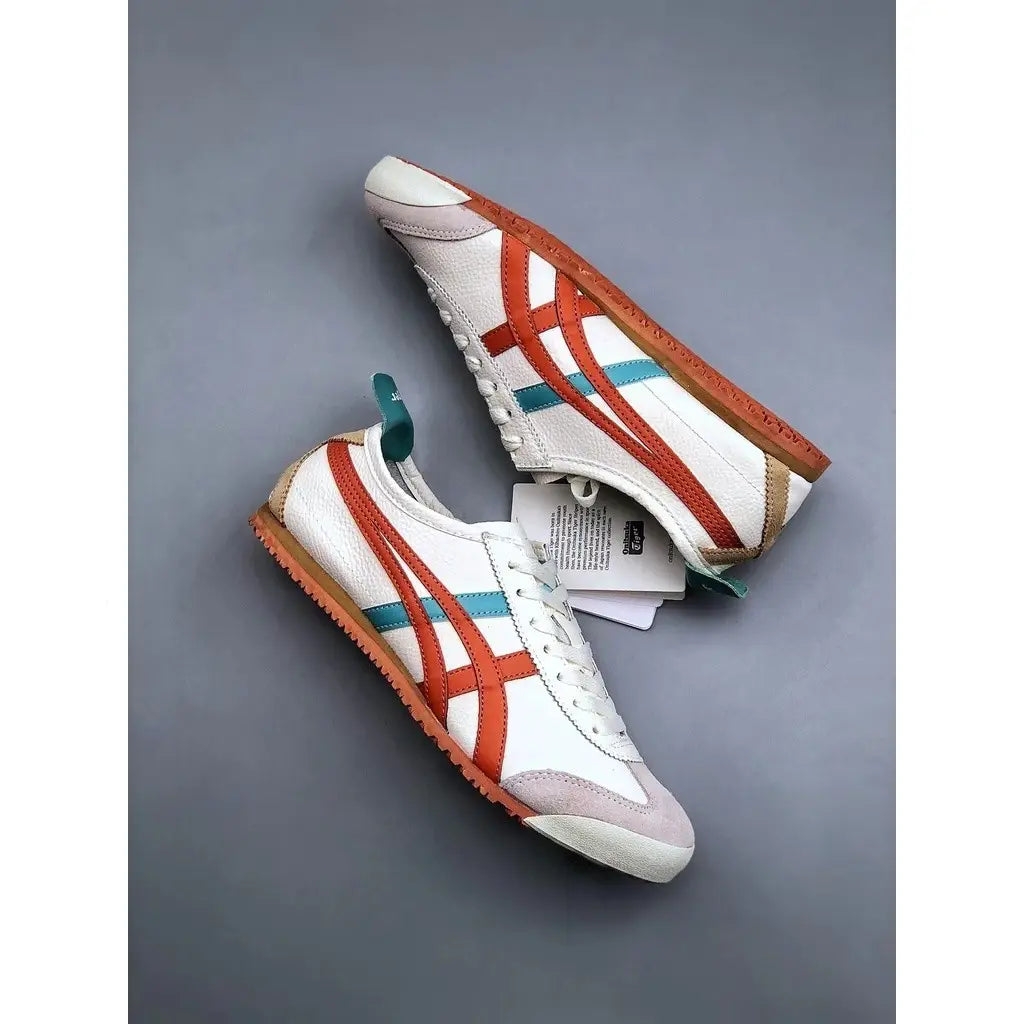 Onitsuka TIGER Mexico 66 CREAM PIQUANT ORANGE LACEUP