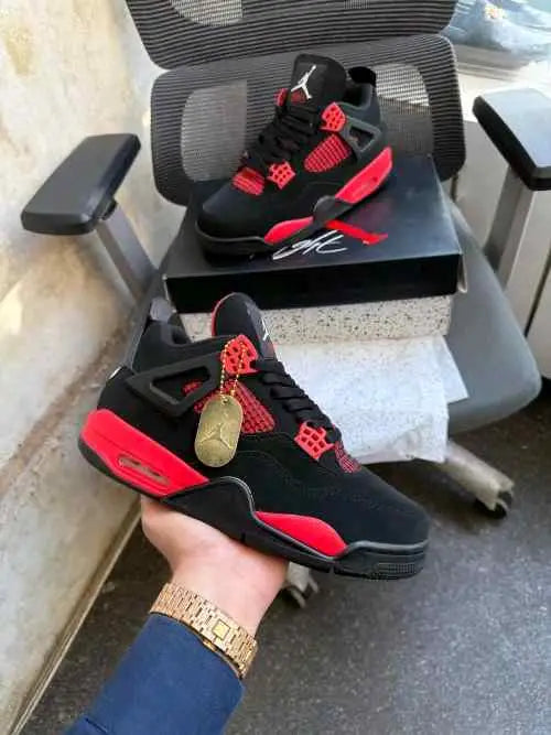Jordan Retro 4 Red Thunder Semi UA