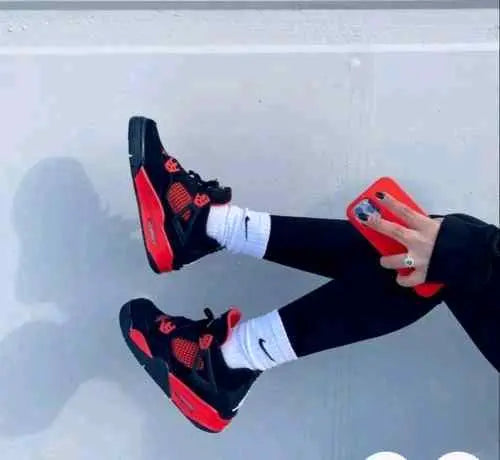 Jordan Retro 4 Red Thunder Semi UA for her
