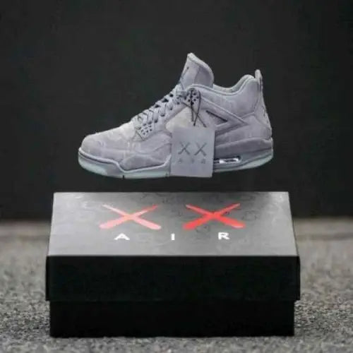 Jordan Retro 4 Kaws Cool Grey Glow In Dark Semi UA
