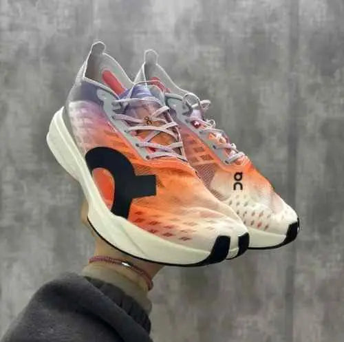 On Cloudboom Strike White Flame with cloud extra insole