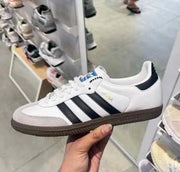 adidass samba white black for her fix