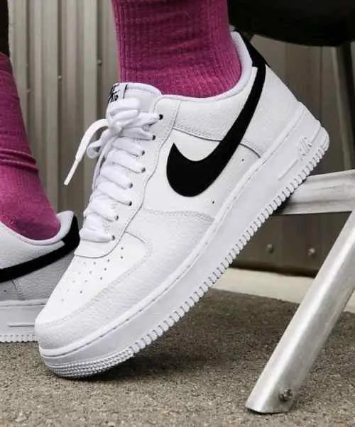 Nikkee Airforce 1 Low White Black Swoosh