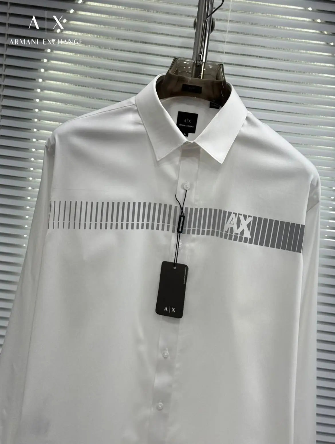 Arman_i E_Xchange Reflective Lining Print Premium Partywear Shirt With Og Box & Bag (DN 604)