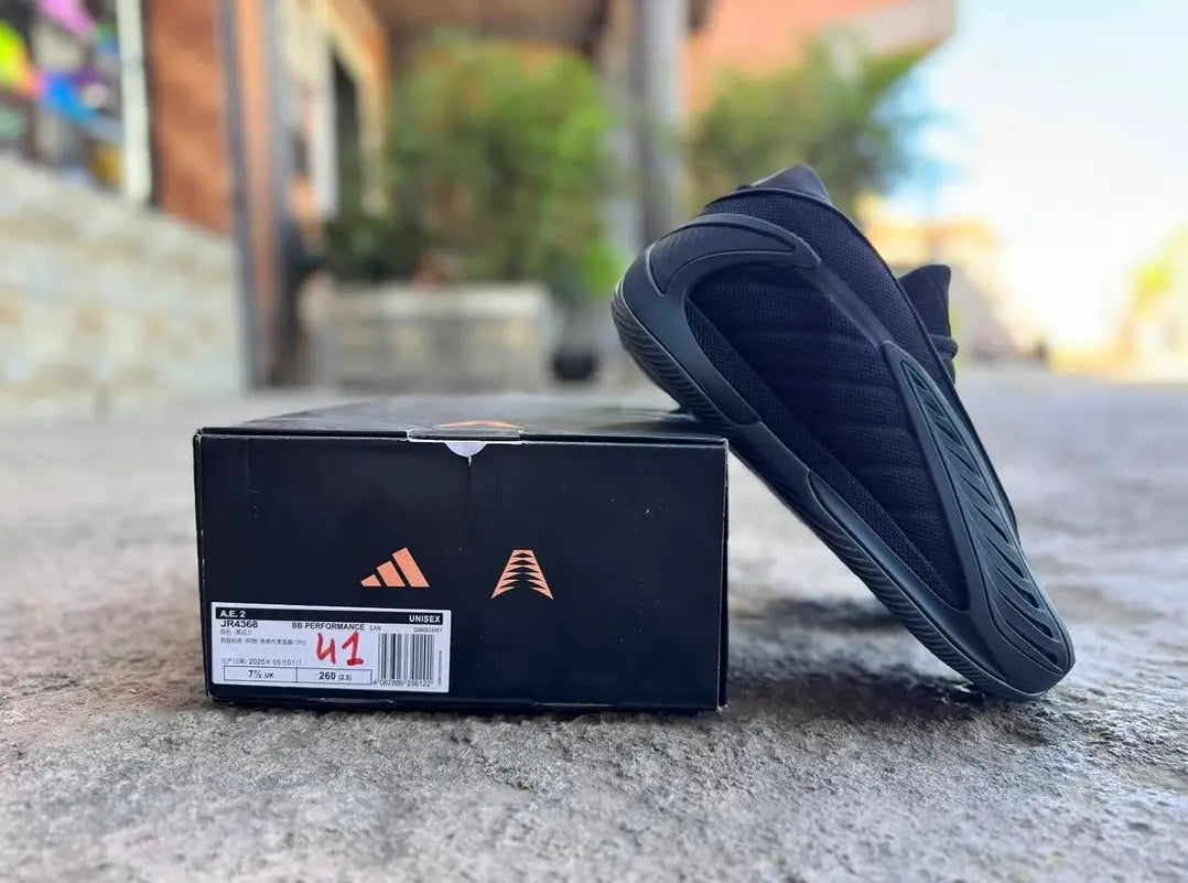 adidass ANTHONY EDWARDS 2 AE2 TRIPLE BLACK