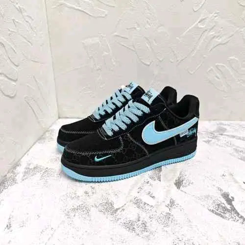 Nikee Airforce 1 X Guccii GG Blue 2025