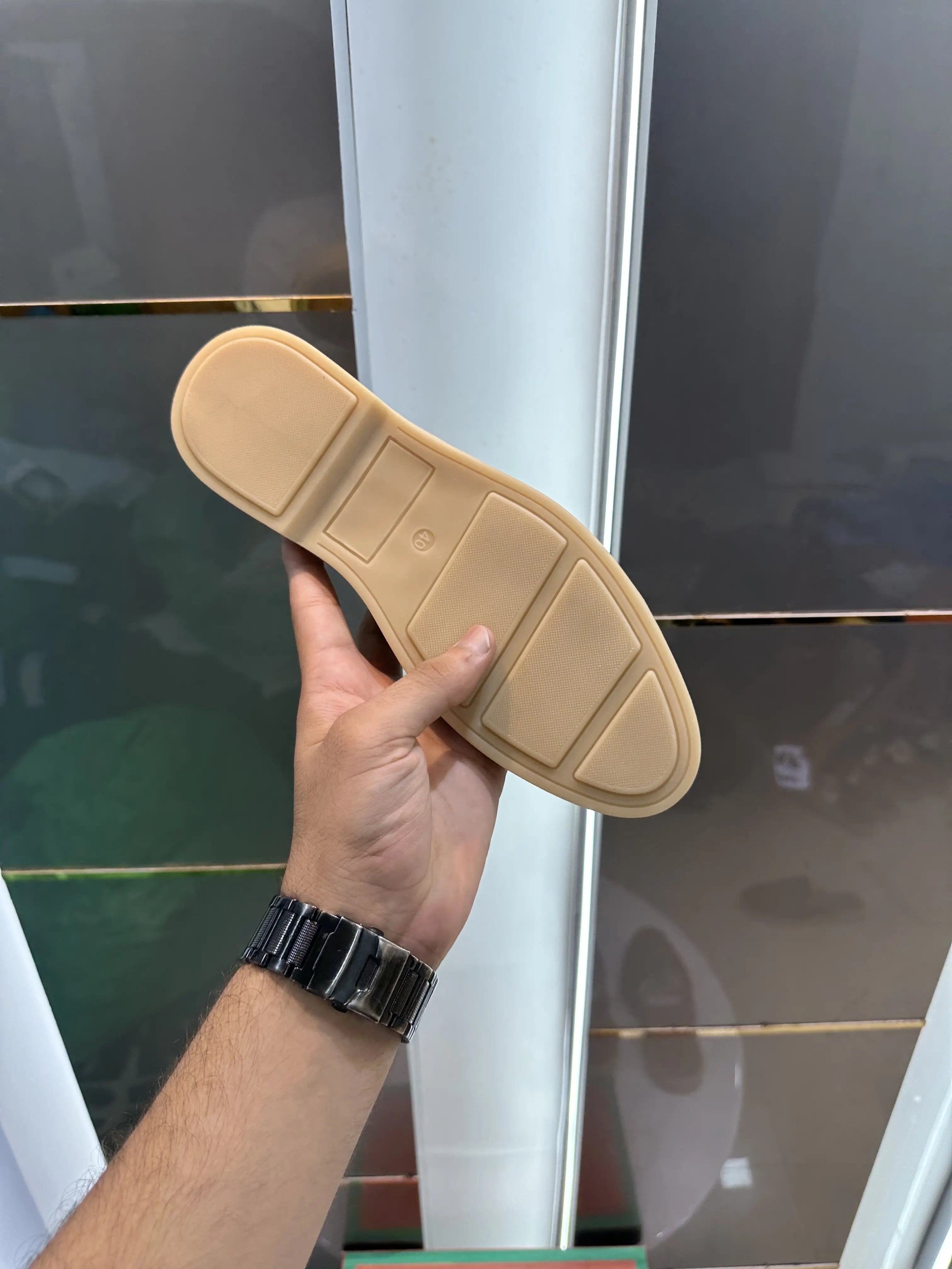 Loro_Piana Slip-Ons Olive