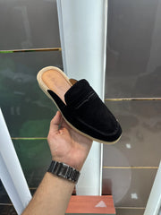 Loro_Piana Slip-Ons Black