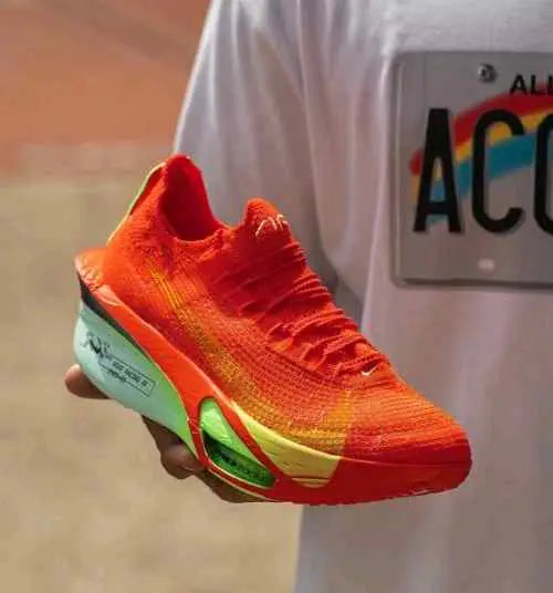 Nikee Air Zoom AlphaFly Next Bright Crimson Lime Blast