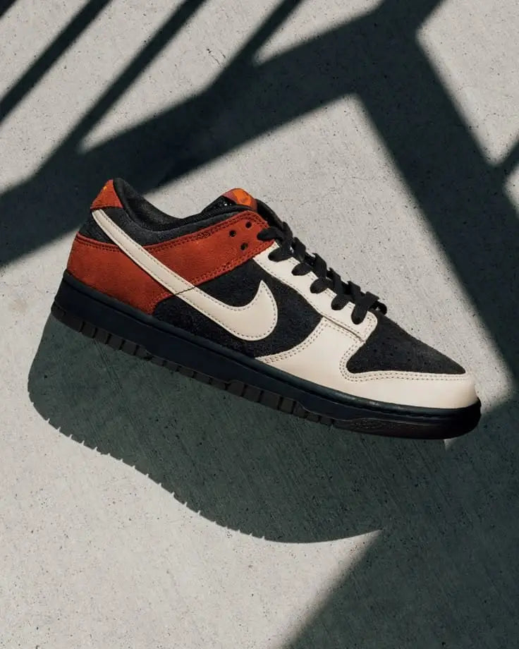 Nikee Dunk Low Red Panda Brown Suede