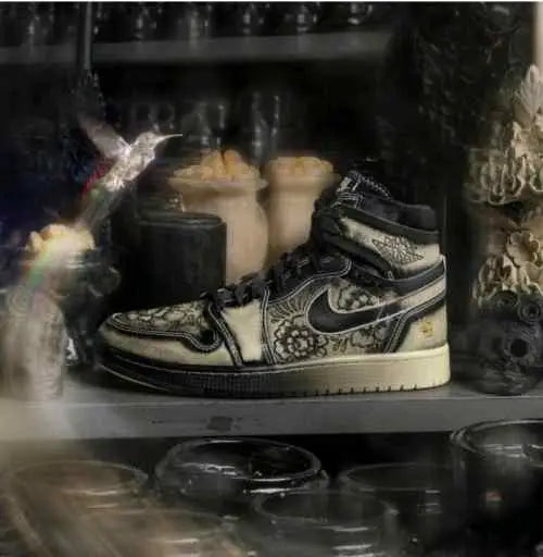 Nikee Jordan Retro 1 High Zoom Air CMFT 2 Dia De Muertos