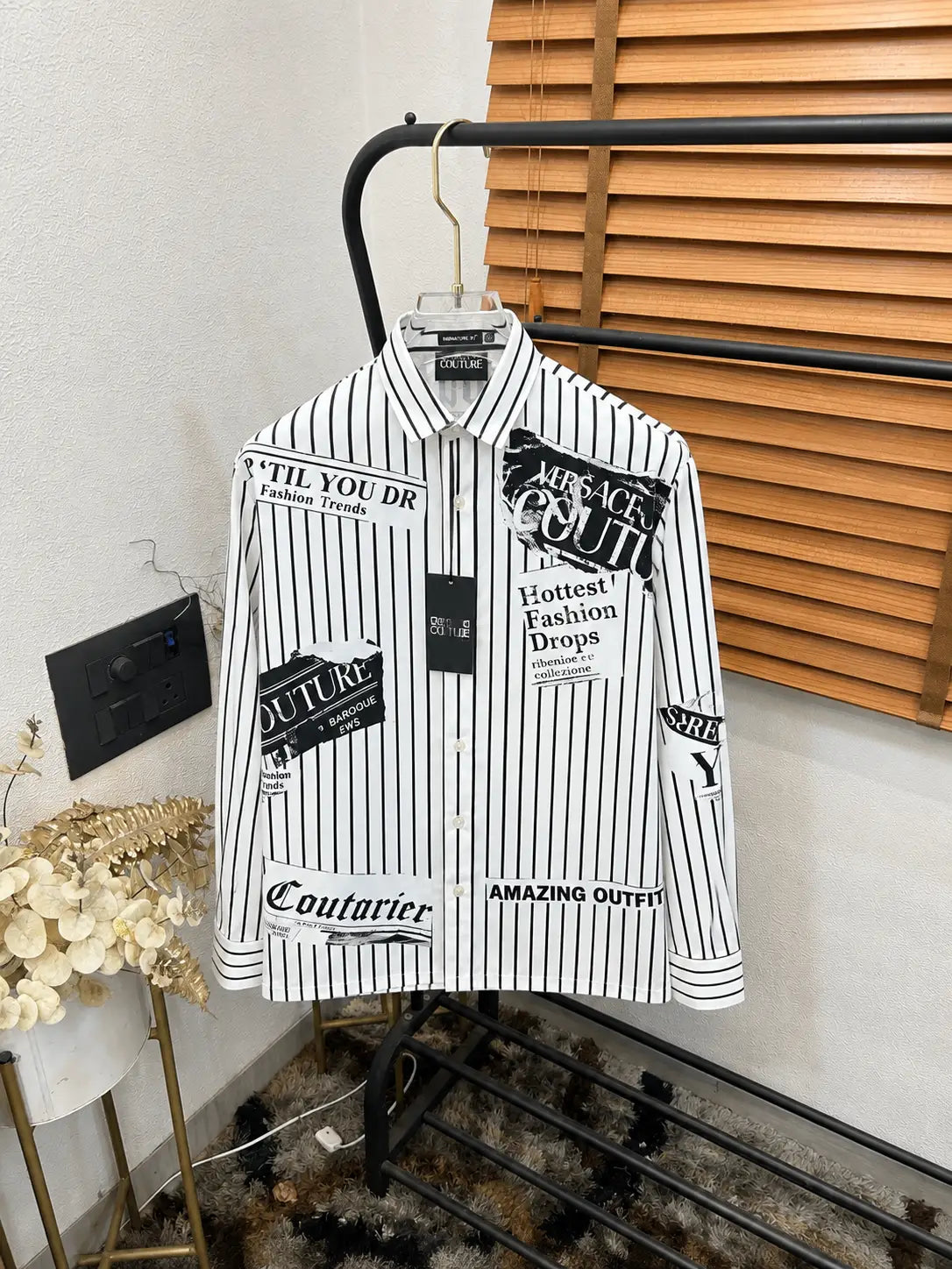 Versac_e Couture Imported Printed Exclusive Designer Shirt (DN 607)
