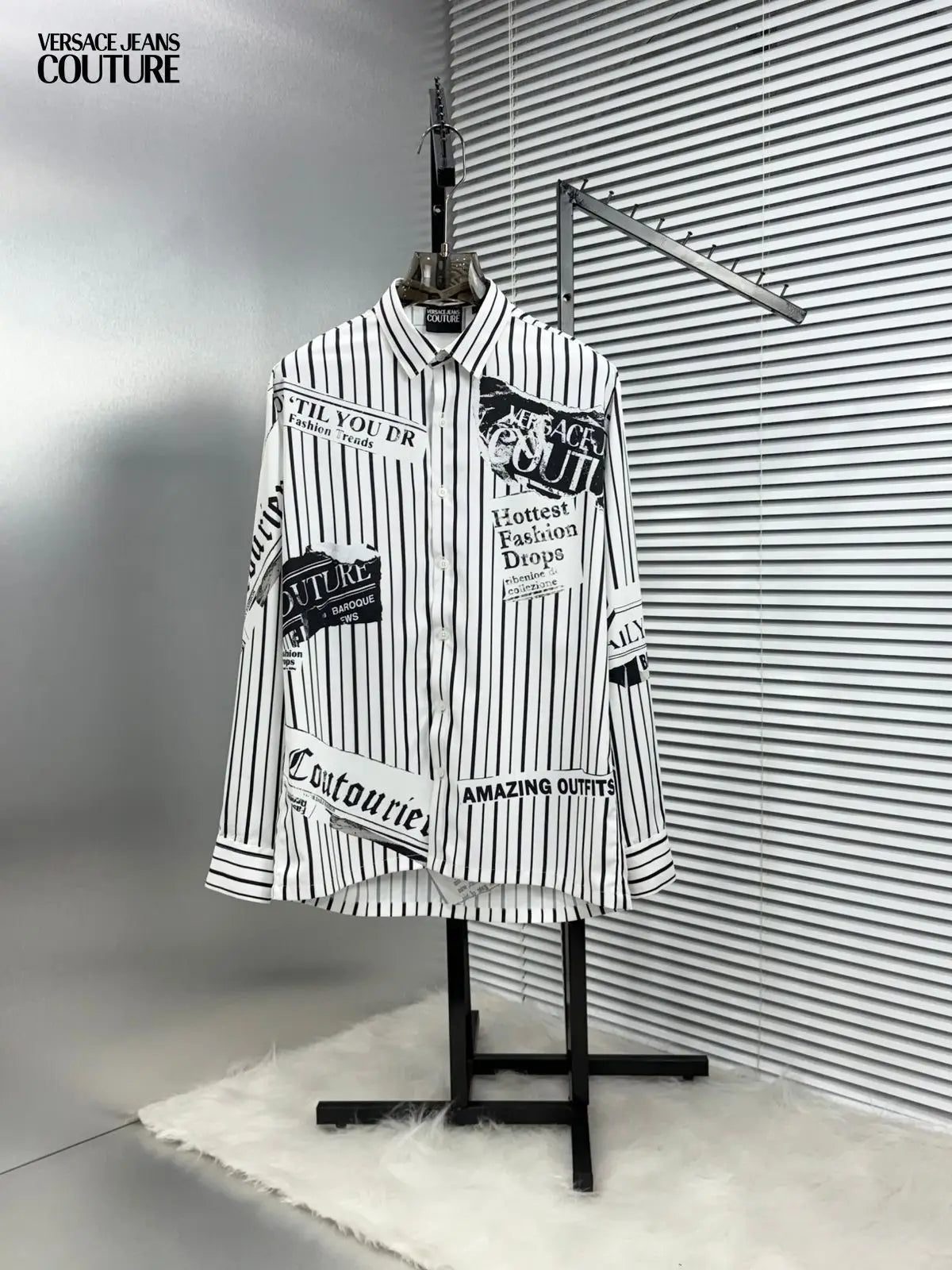 Versac_e Couture Imported Printed Exclusive Designer Shirt (DN 607)