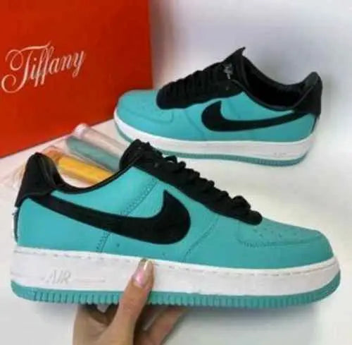 nikee airforce 1 x tiffany green