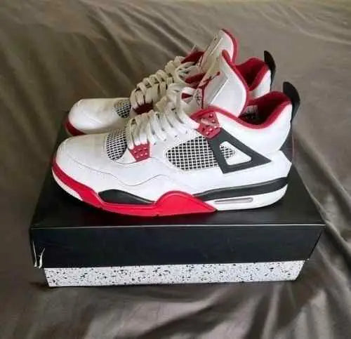 Jordan Retro 4 Fire Red semi ua