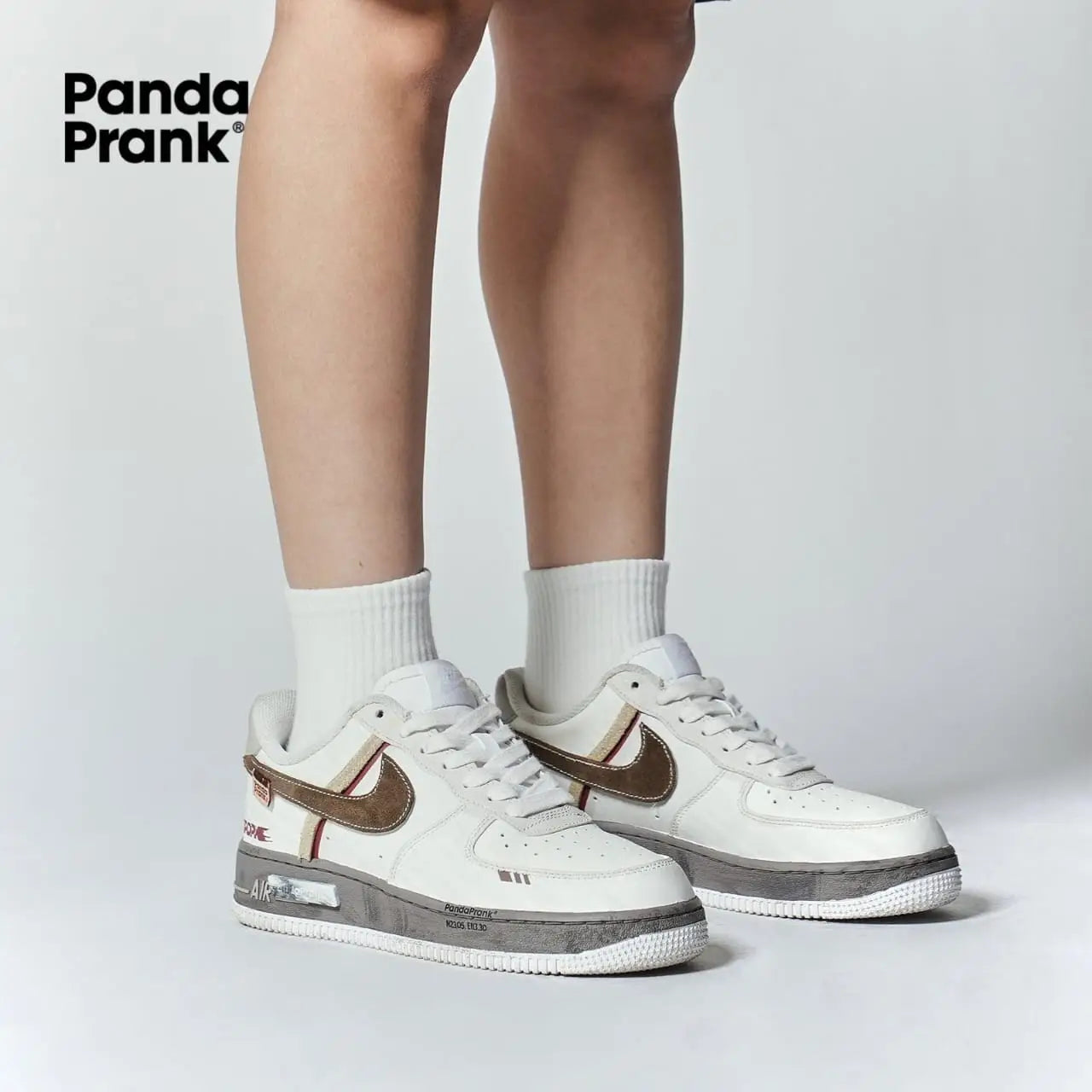 Nikkee Airforce 1 X Panda Prank Fog Wrapped