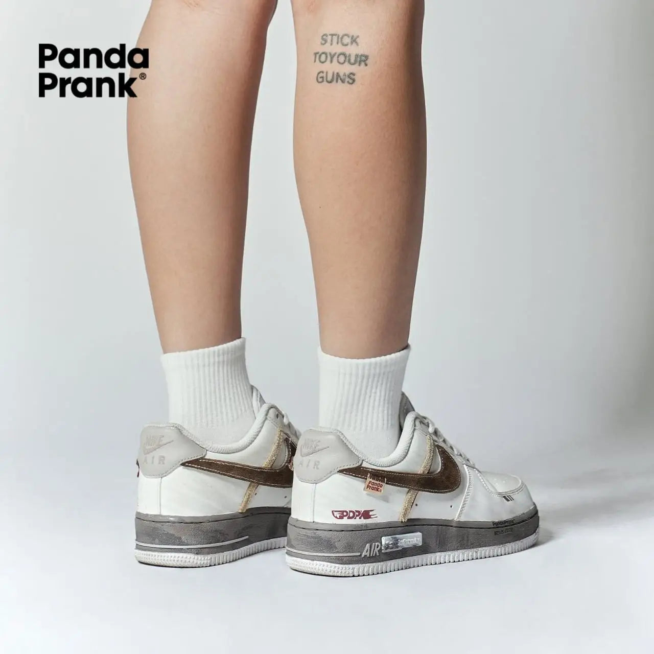 Nikkee Airforce 1 X Panda Prank Fog Wrapped