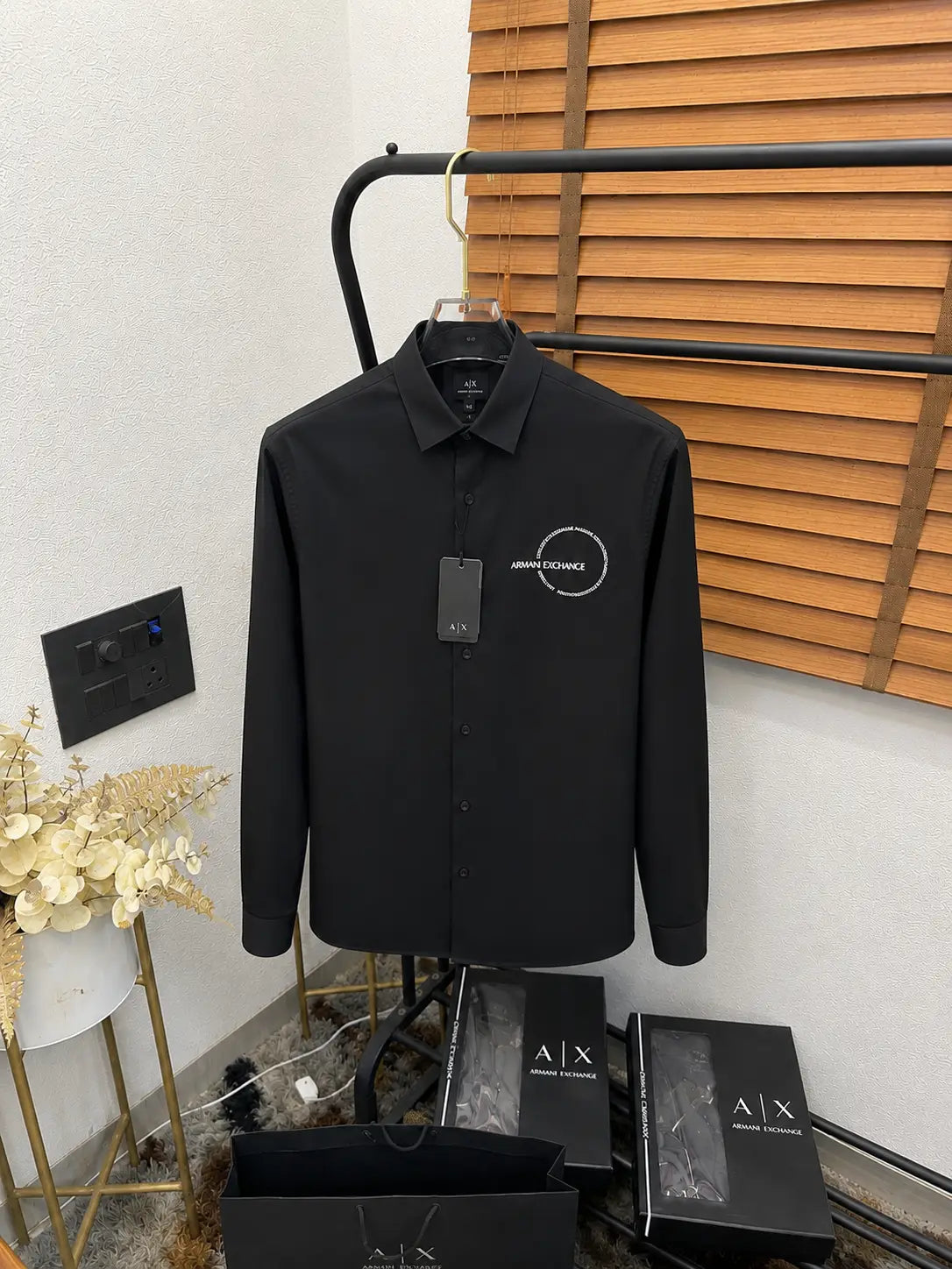 Arman_i Exchange Imported Cotton Premium Partywear Printed Shirt With Og Box & Bag (DN 605)