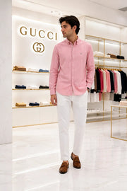 Gucc i Pink White Italian Imported Combo