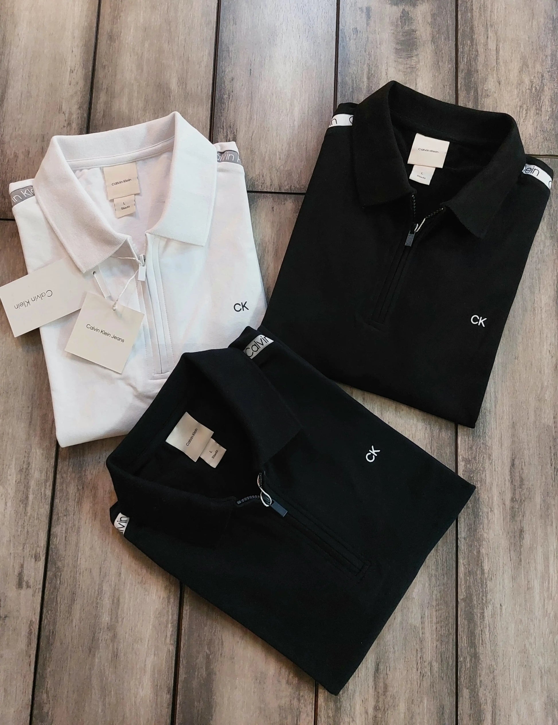 Calvin  Klein White Premium Polo T-Shirt