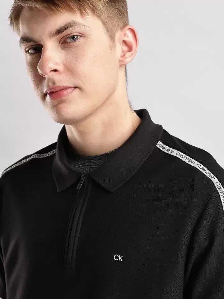 Calvin  Klein Black Premium Polo T-Shirt