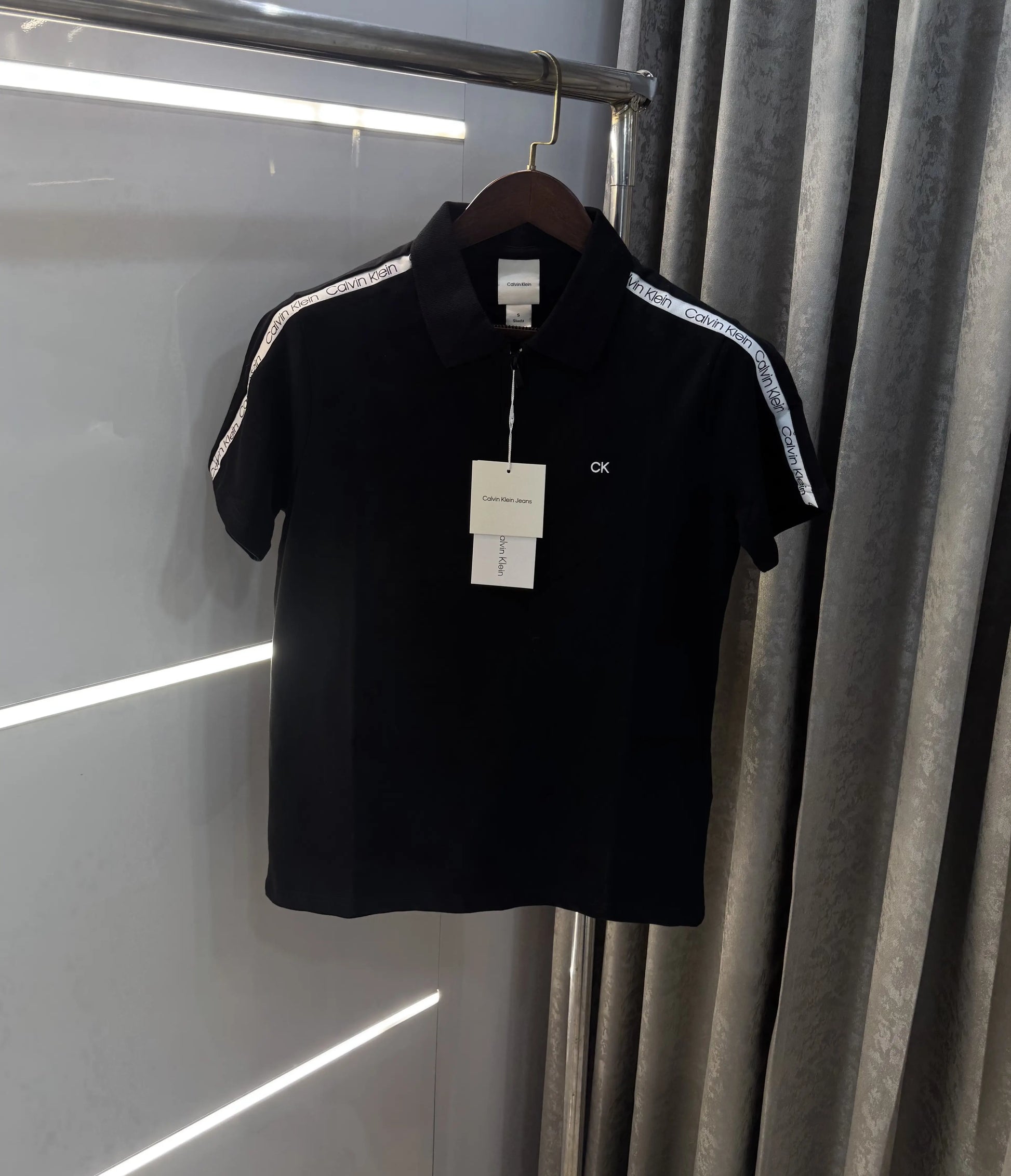 Calvin  Klein Black Premium Polo T-Shirt