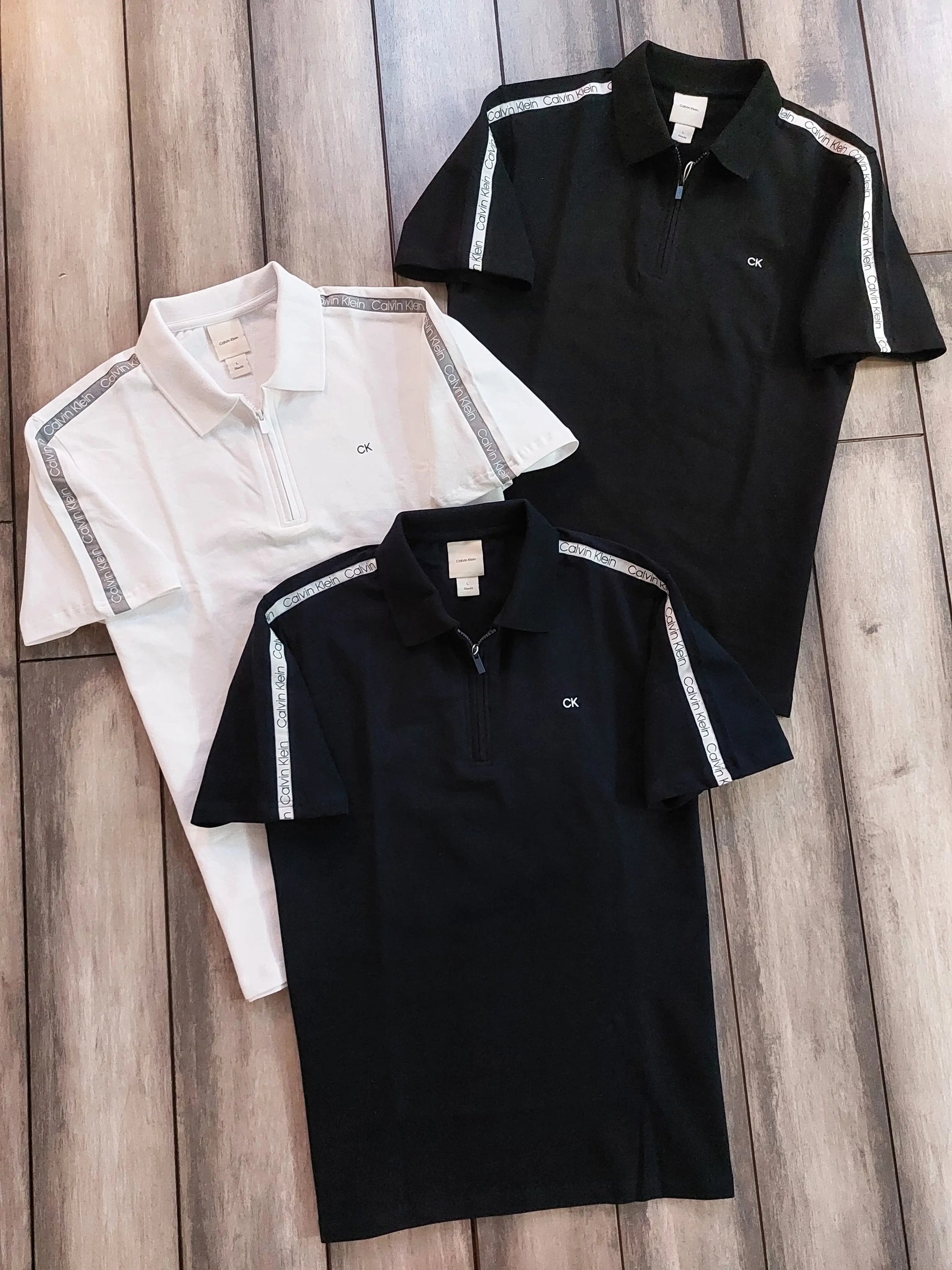 Calvin  Klein Black Premium Polo T-Shirt