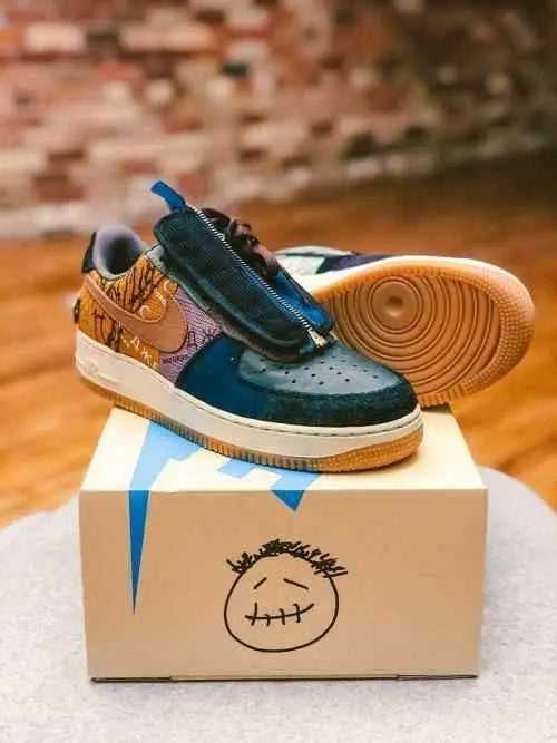 Nikee AirForce 1 Low Travis Scott Cactus Jack Semi UA