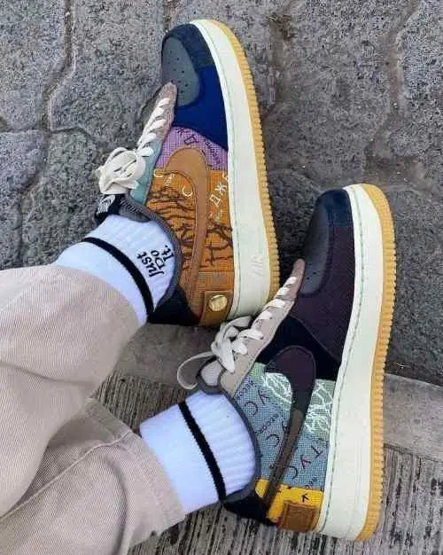 Nikee AirForce 1 Low Travis Scott Cactus Jack Semi UA