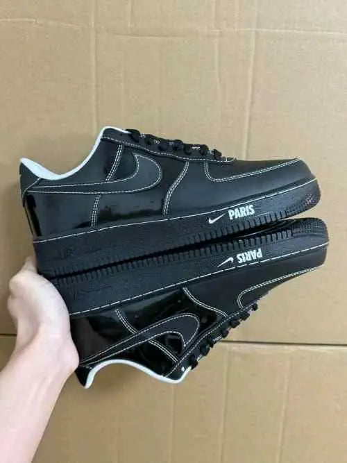 Nikee Airforce 1 Low City Pack Paris Patent