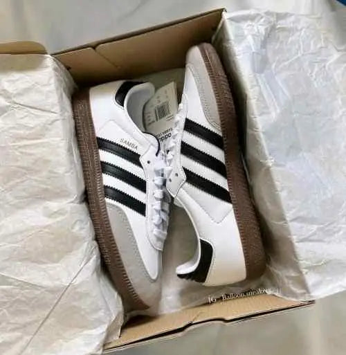 adidass samba white black fix