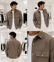 Zar a Biege Designer Classic Bomber Jacket