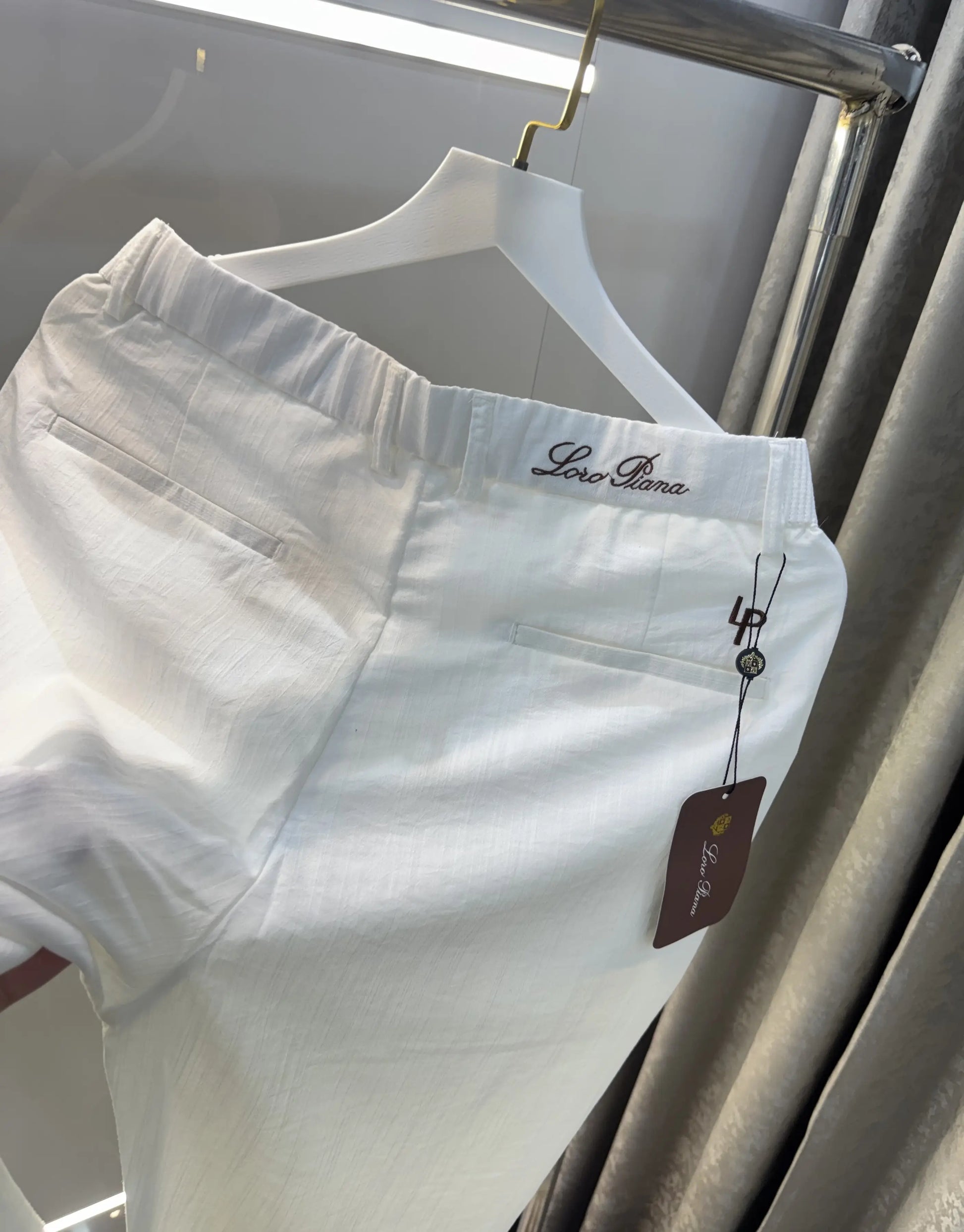 Loro Piana Sky Blue White Italian Imported Combo