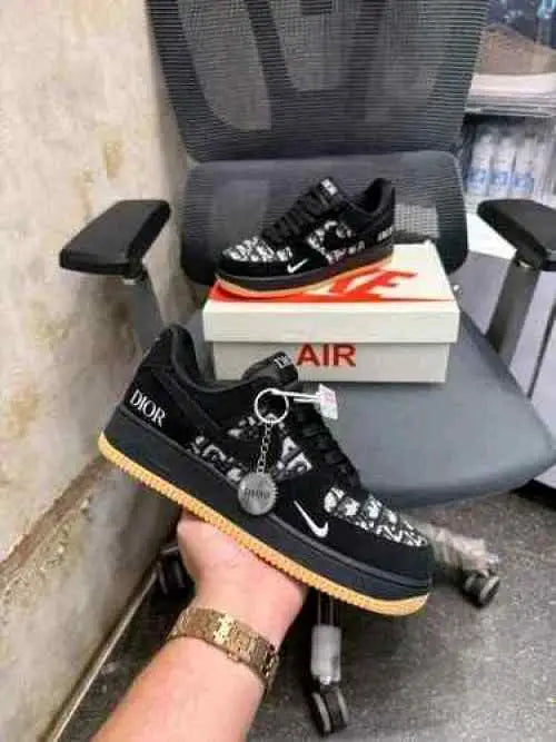 nikee airforce 1 low dioorr black