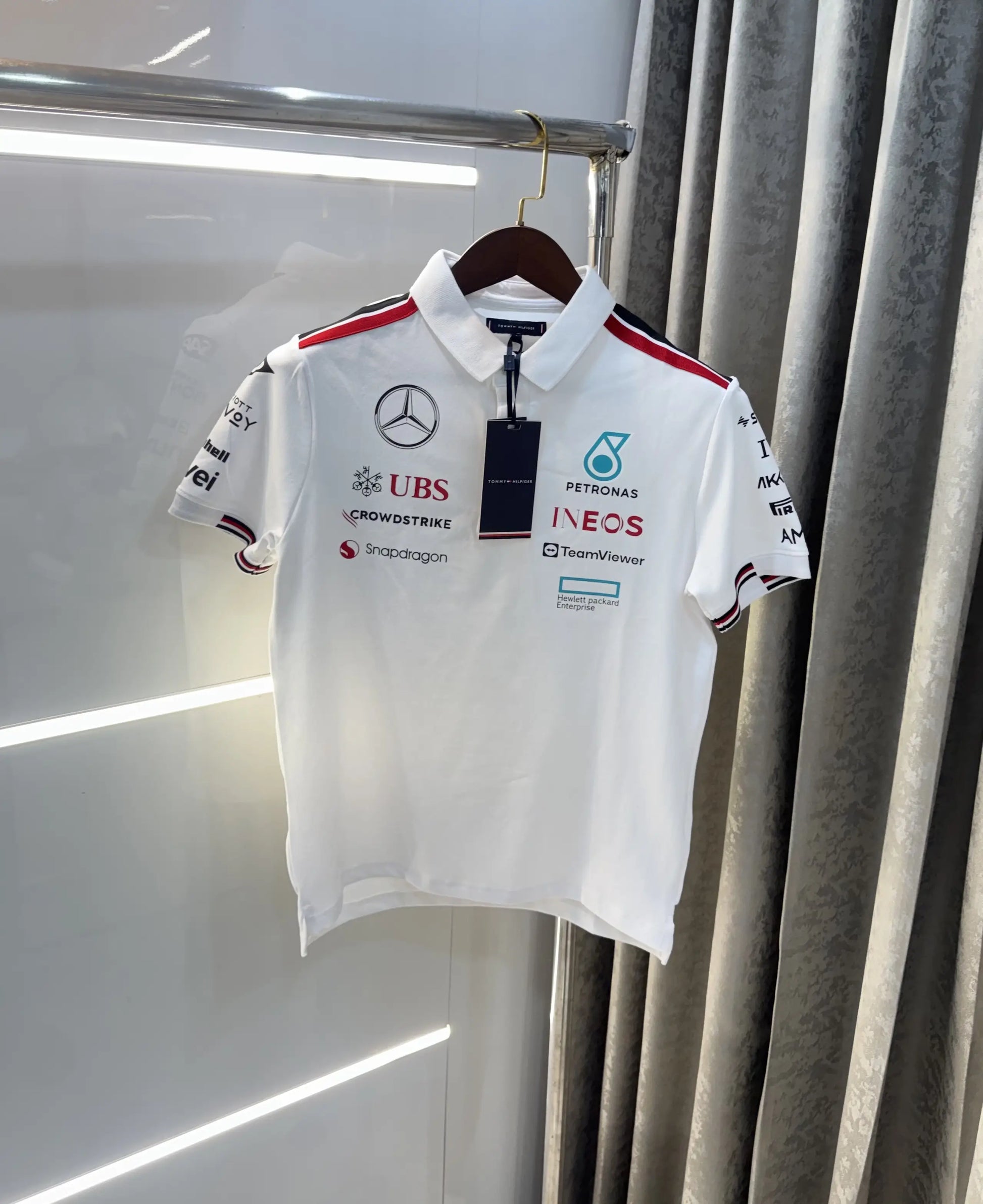 Tomm y Hilfiger White Premium Polo T-shirt