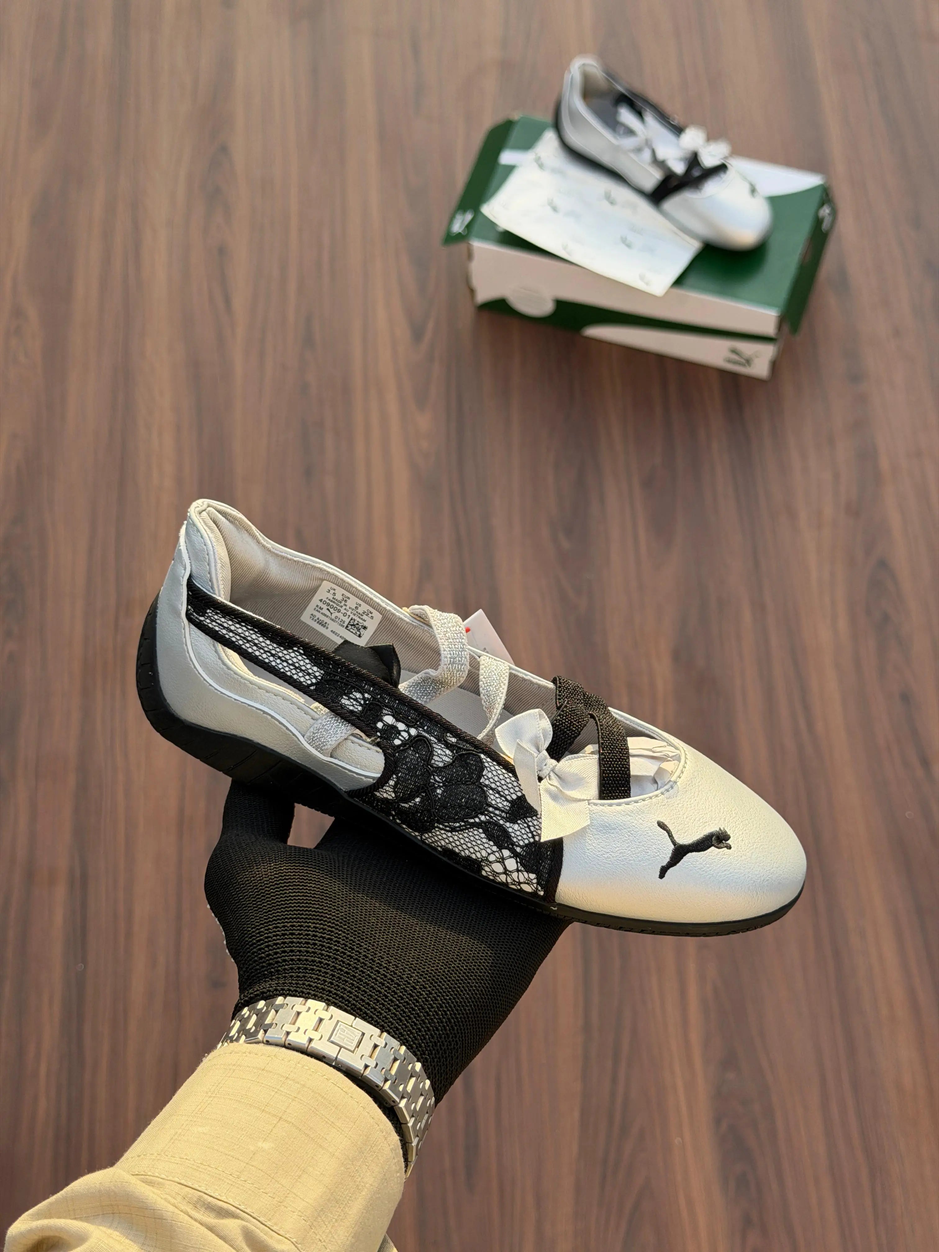 pummaa Speedcat Og Ballet Lace Silver (438