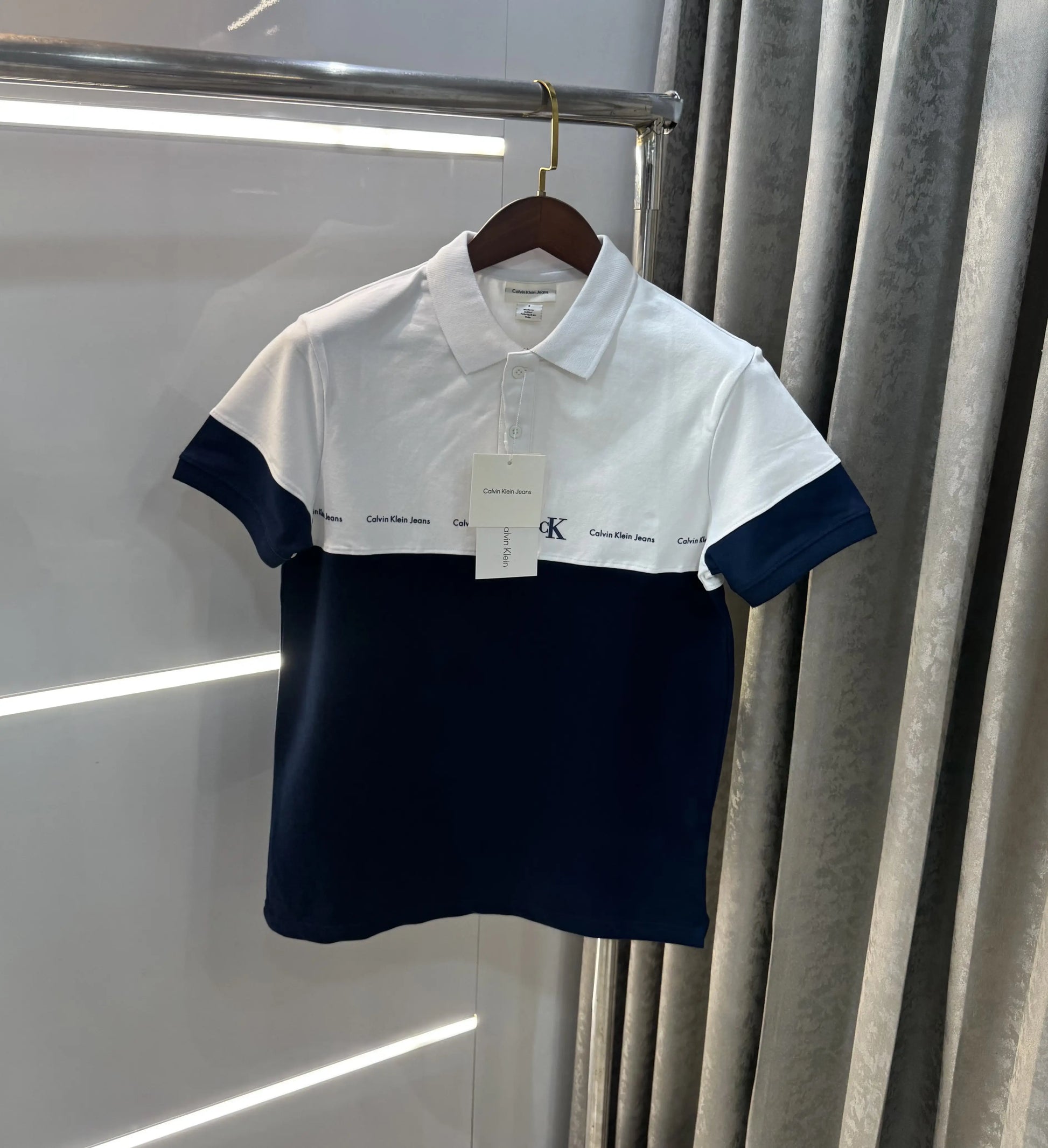 Calvin  Klein White Premium Polo T-Shirt