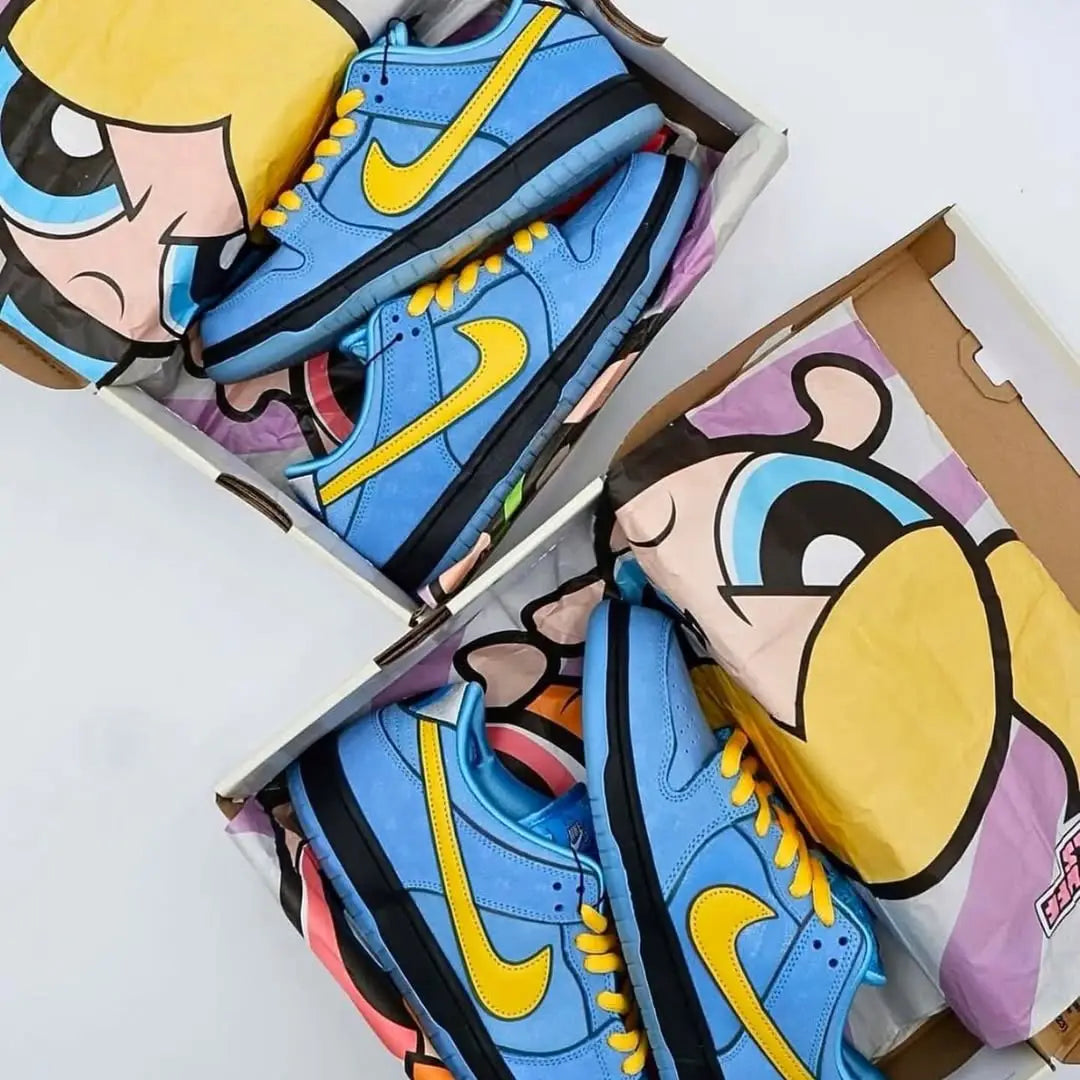 Nikee SB Dunk Low Pro X Powerpuff Bubbles