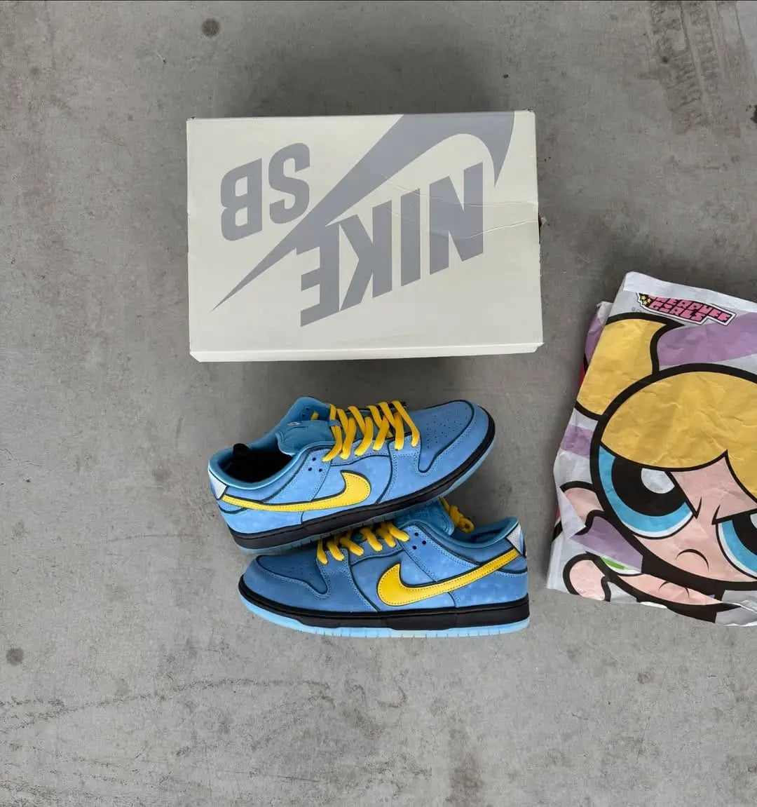Nikee SB Dunk Low Pro X Powerpuff Bubbles