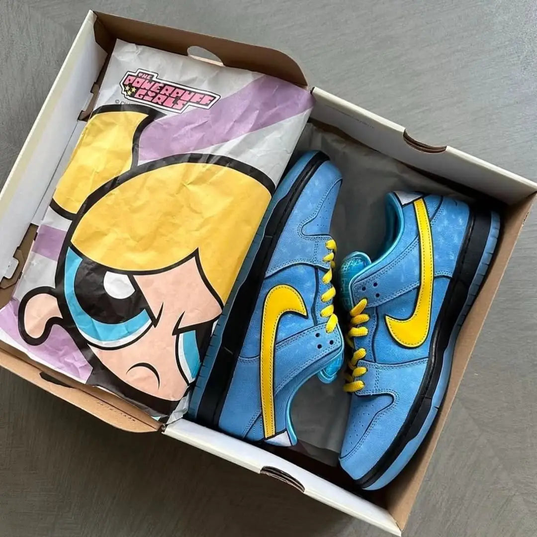Nikee SB Dunk Low Pro X Powerpuff Bubbles