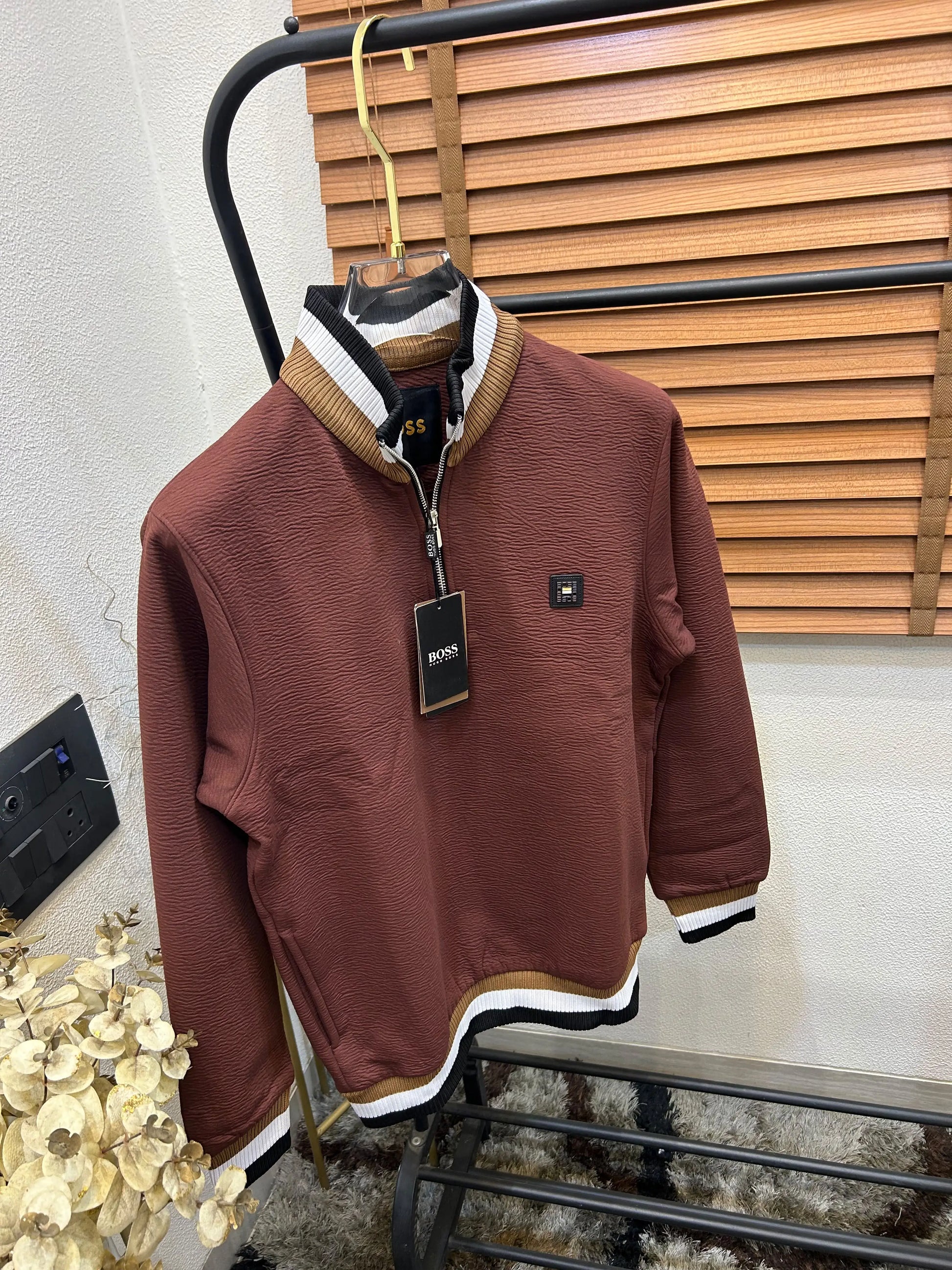 Boss Imported Exclusive Full Sleeve Half Zipper Premium Sweater (DN 616)