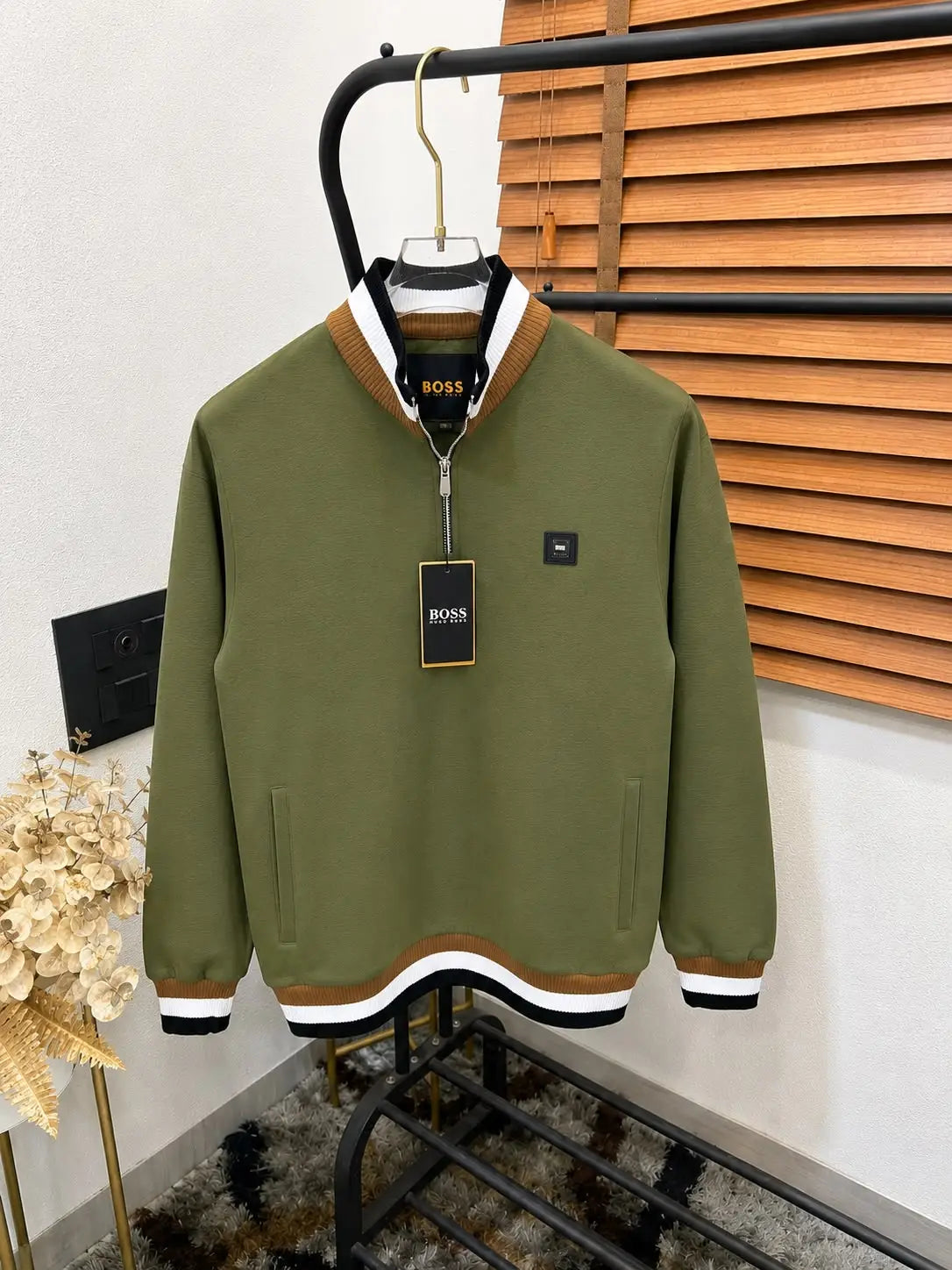 Boss Imported Exclusive Full Sleeve Half Zipper Premium Sweater (DN 616)